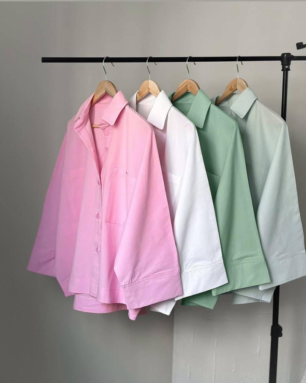 Сорочка жіноча Модель: 847-884 Колір: чорний, білий, оливковий, блакитний, рожевий, шоколад, фото 1