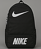 Чоловічий спортивний рюкзак Nike Air чорний, чоловіча сумка месенджер Найк у подарунок, фото 6