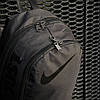 Чоловічий спортивний рюкзак Nike Air чорний, чоловіча сумка месенджер Найк у подарунок, фото 3