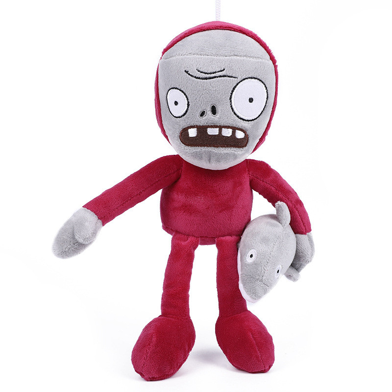 М'яка іграшка плюшева Plants vs Zombies Зомбі з Акулою 23 СМ, фото 1