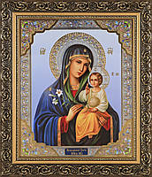 Ікона Пресвятої Богородиці "Неувядаємий цвет" (багет, 49х42)