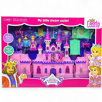 Іграшковий замок з ляльками та меблями (світло, музика) SG-29039