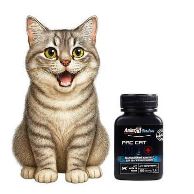 Вітаміни та добавки для котів — для імунітету, шерсті та суглобів