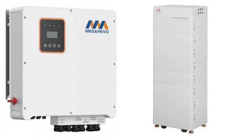 Трифазний гібридний інвертор MEGAREVO R15KH3/HV RESS-40KW