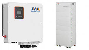 Трифазний гібридний інвертор MEGAREVO R15KH3/HV RESS-40KW, фото 1