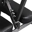 Крісло для масажу та татуювань (Масажний стілець) Alfa Massage Folding-1 Black, фото 9