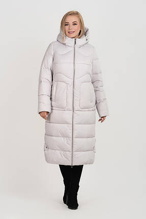 Жіночий пуховик А-силуету М-1155, розміри 48-64, фото 1