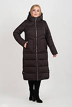 Жіночий пуховик  А-силуету М-1155, розміри 48-64, фото 3