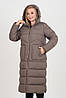 Жіночий пуховик  А-силуету М-1155, розміри 48-64, фото 8