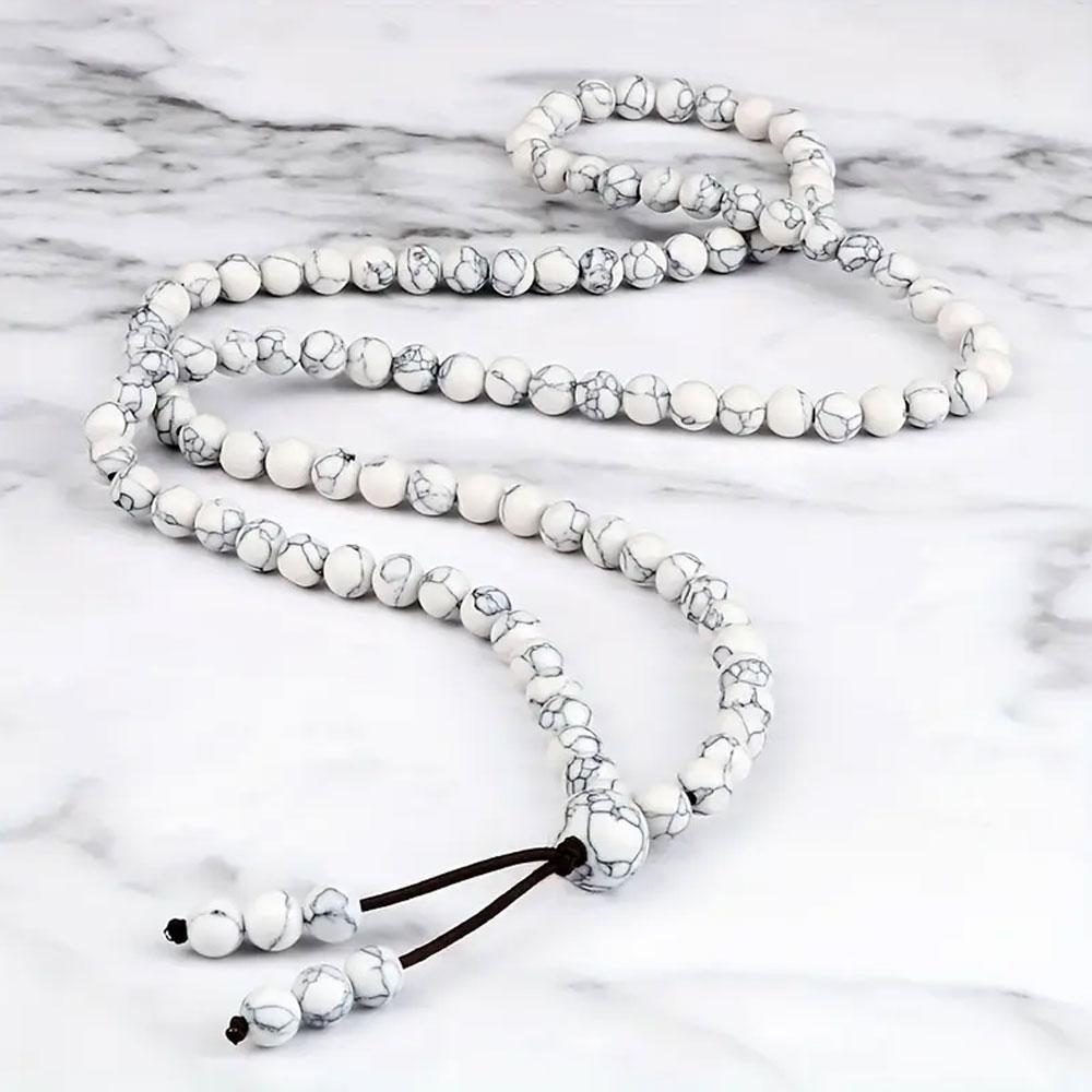 Чотки - браслет з Кахолонга на 108 намистин діаметром 6 мм, фото 1