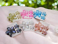 Краб квітка, в наборі 3шт, 1 велика 8×8см + 2 малі 4×4см, ціна за упаковку, в упаковці 12наборів