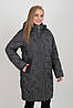 Жіноче зимове пальто великих розмірів М-1152, розміри 46-60, фото 7