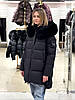 Пуховик жіночий Chanevia 25525 BLACK, фото 2