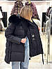 Пуховик жіночий Chanevia 25525 BLACK, фото 7