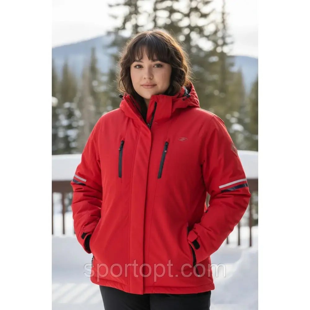 Жіноча гірськолижна куртка великих розмірів оптом та в роздріб., фото 1