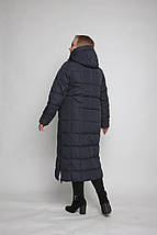 Жіноче зимове пальто великих розмірів М-1089, розміри 48-68, фото 5