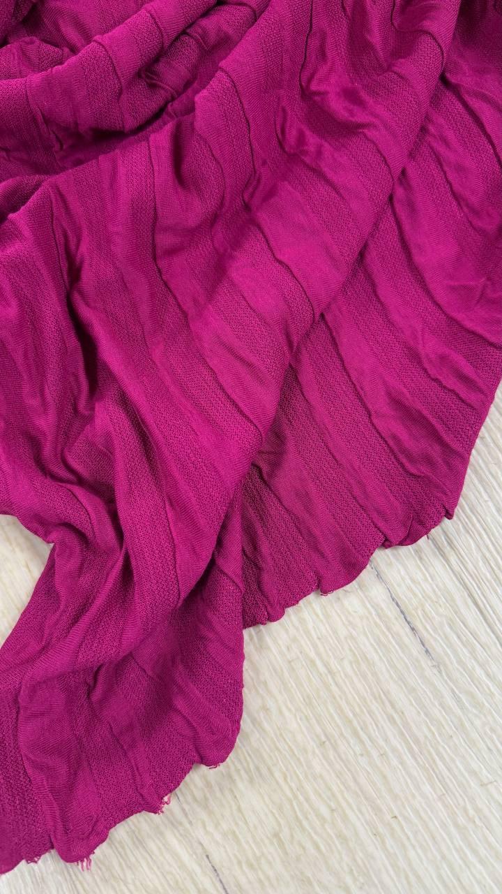 Трикотаж «Хвиля», фуксія, фото 1