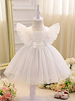 Ніжна біла  святкова сукня для дівчинки 2–3 років (розмір 86–98).