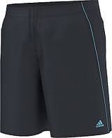 Синие мужские пляжные шорты  Adidas Solid Short Middle Length ,S, (F79117)