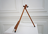 Мольберт тринога M14, компактний дерев'яний мольберт на стіл, фото 8