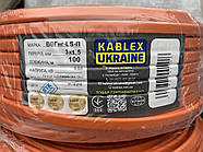 Кабель ВВГ-П нг ls 3х1.5 негорючий силовий, повний переріз Одеса Каблекс (бухта 100м)