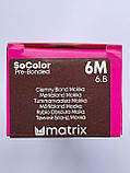 6M (темний блонд мокко) Стійка крем-фарба для волосся Matrix SoColor Pre-Bonded,90ml, фото 2