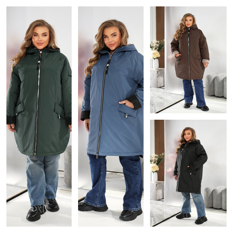 Куртка плащівка весна-осінь батал, фото 1