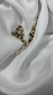 Ґудзики на ніжці, сердечко біле