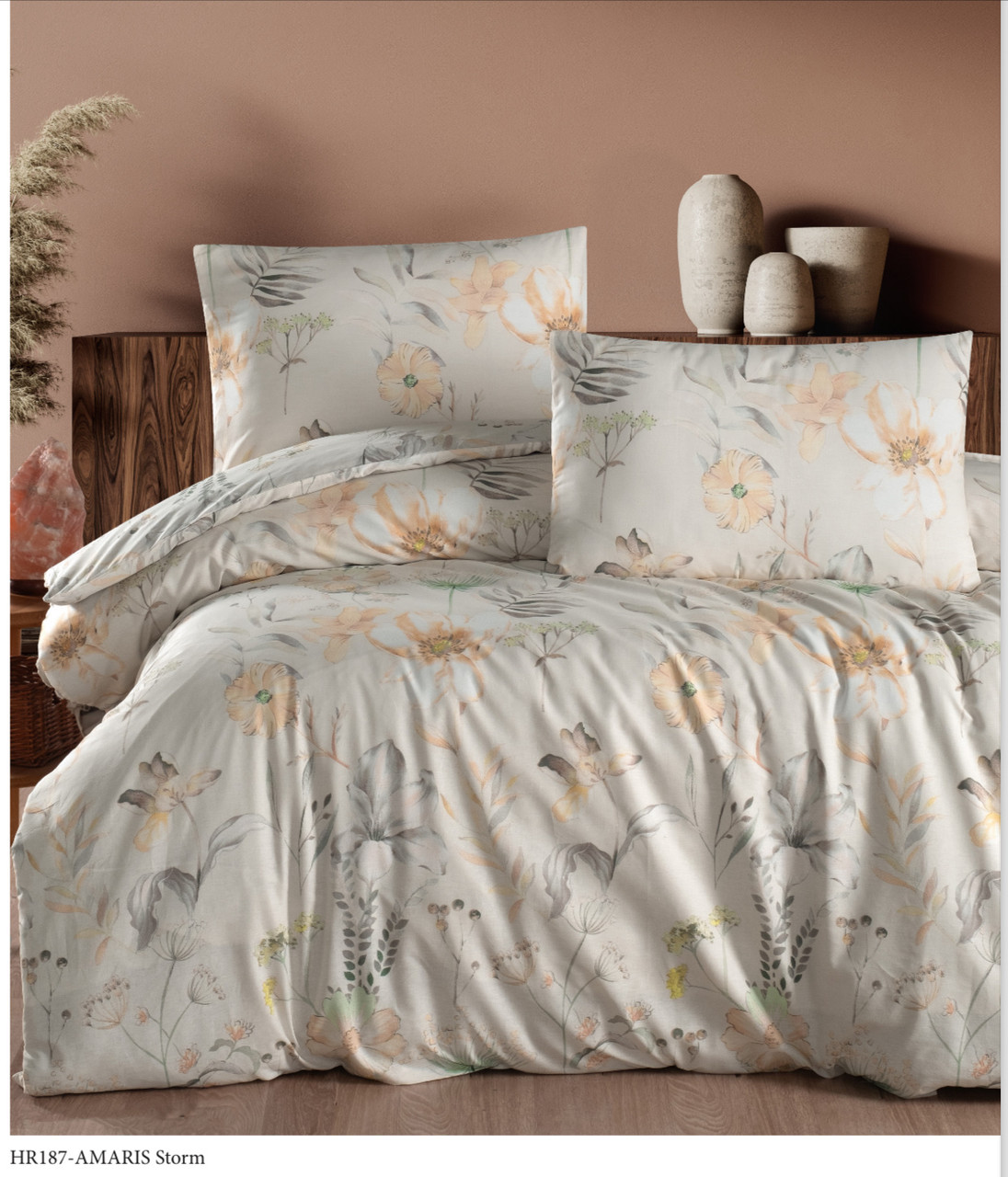 Постільна білизна Altinbasak  євро розмір ранфорс Amaris, фото 1