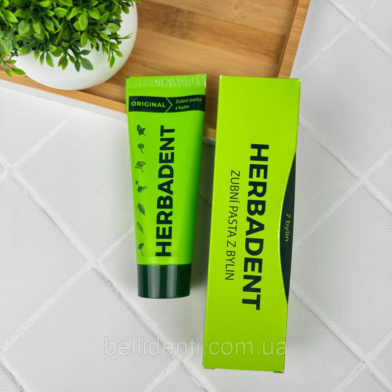 УЦІНКА Зубна паста Herbadent Original комплексний догляд (фтор 950), 75 г