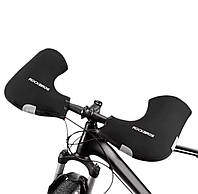 Зимові погі ROCKBROS D-16B Handlebar Mitts, неопренові рукавиці для керма велосипеда