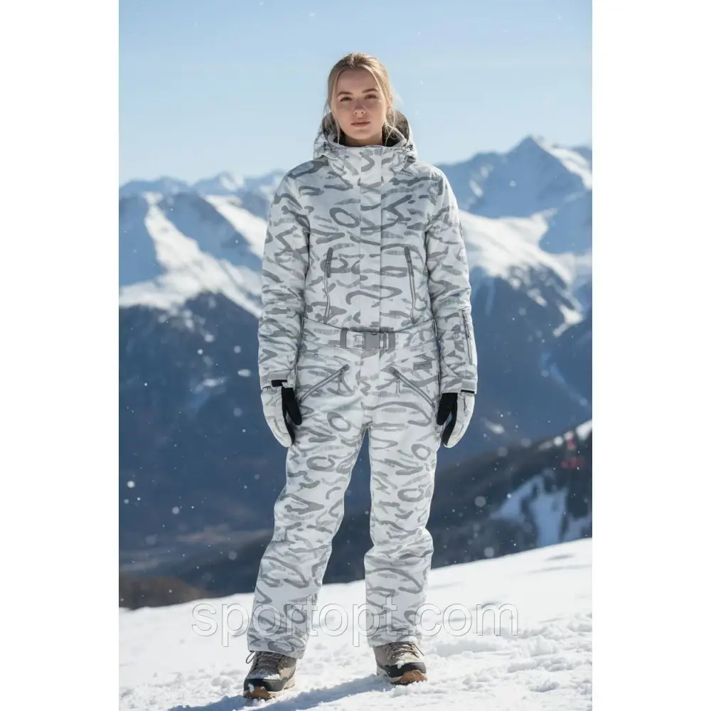 Жіночий гірськолижний комбінезон оптом та в роздріб, фото 1