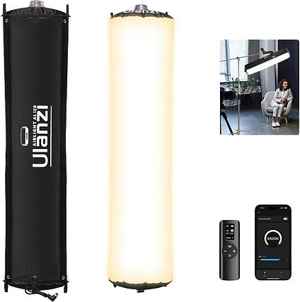 Надувне студійне світло софтбокс Ulanzi AL120 Inflatable Tube Light — 120 Вт, фото 1
