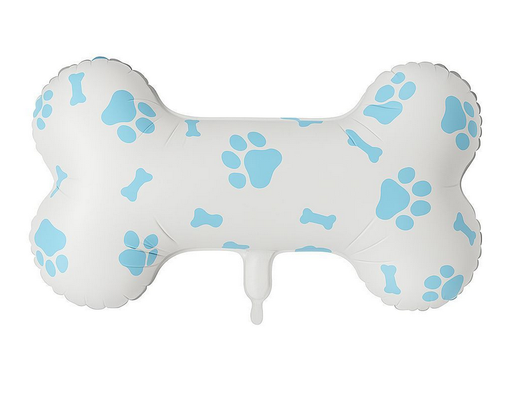 Фольгована кулька "Кістка в блакитних лапках", 39х62 см. (Китай), фото 1