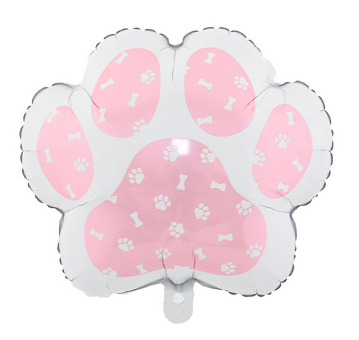Фольгована кулька "Собача лапа рожева", 49х50 см. (Китай), фото 1
