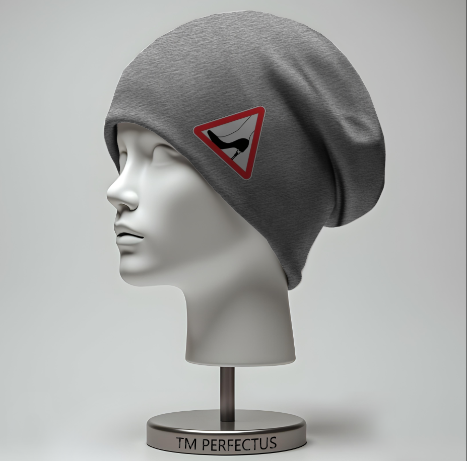 Шапка "Знак прикольний під каблуком" унісекс з принтом ВСІ розміри, фото 1