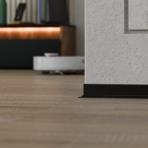 Плінтус накладний висотою 38мм АСП-38 "Стріла" чорний, фото 1