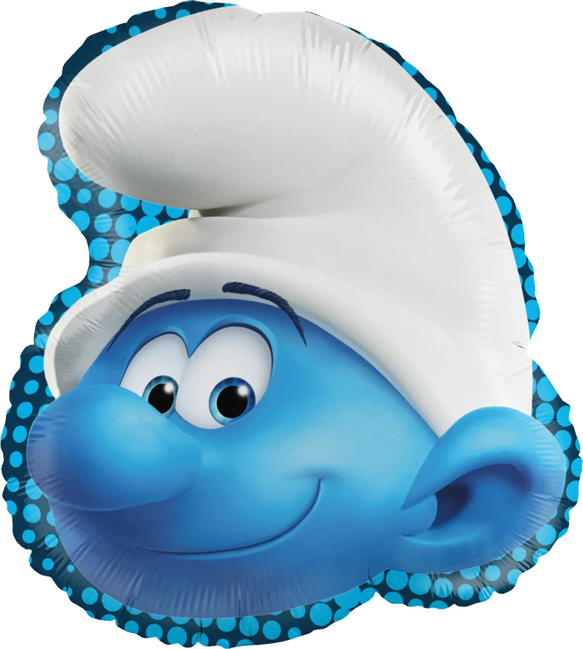 Party Factory 18" Голова Смурфіка фольгована куля - В УП, фото 1