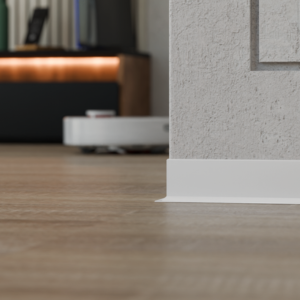 Плінтус накладний висотою 58мм АСП-58 "Стріла" білий