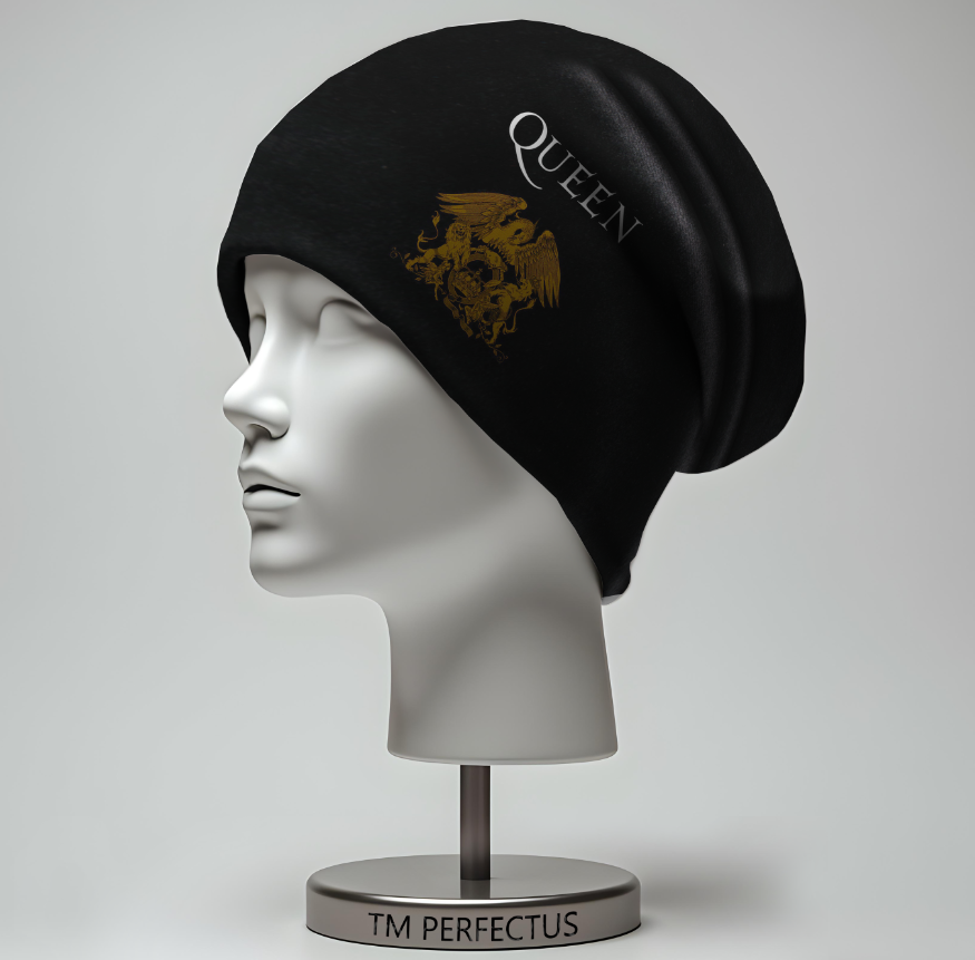 Шапка "Queen квін музичний рок гурт лого емблема метал 1" унісекс з принтом ВСІ розміри, фото 1