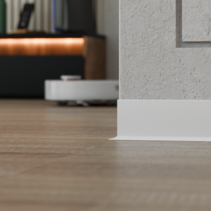 Плінтус накладний висотою 78мм АСП-78 "Стріла" білий