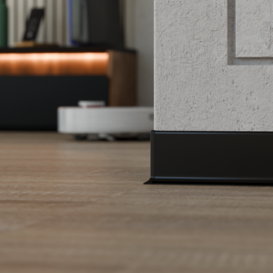 Плінтус накладний алюмінієвий АСП-80, 80х12х2600мм, чорний, фото 1