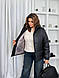 Жіноча демісезонна куртка "Батал" (48-62), плащівка Лаке, утеплена синтепоном 200., фото 5