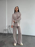 Жіночий базовий теплий костюм з ангори-в’язки, фото 8