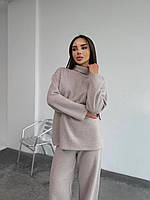 Жіночий базовий теплий костюм з ангори-в’язки, фото 2