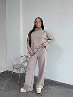 Жіночий базовий теплий костюм з ангори-в’язки, фото 4