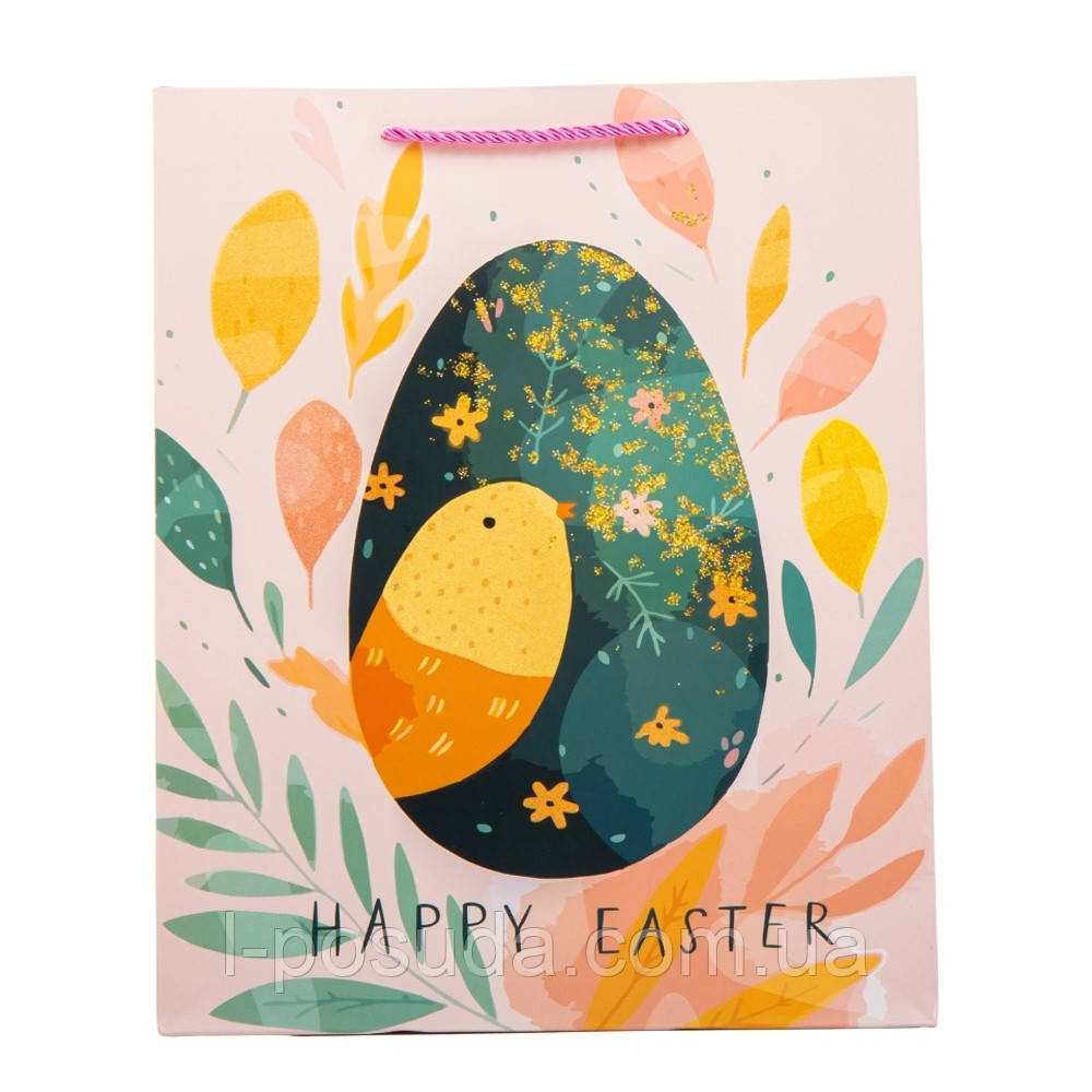 Подарунковий пакет "Великодні історії", 26х32 см - великодній подарунковий пакет 12 шт, фото 1