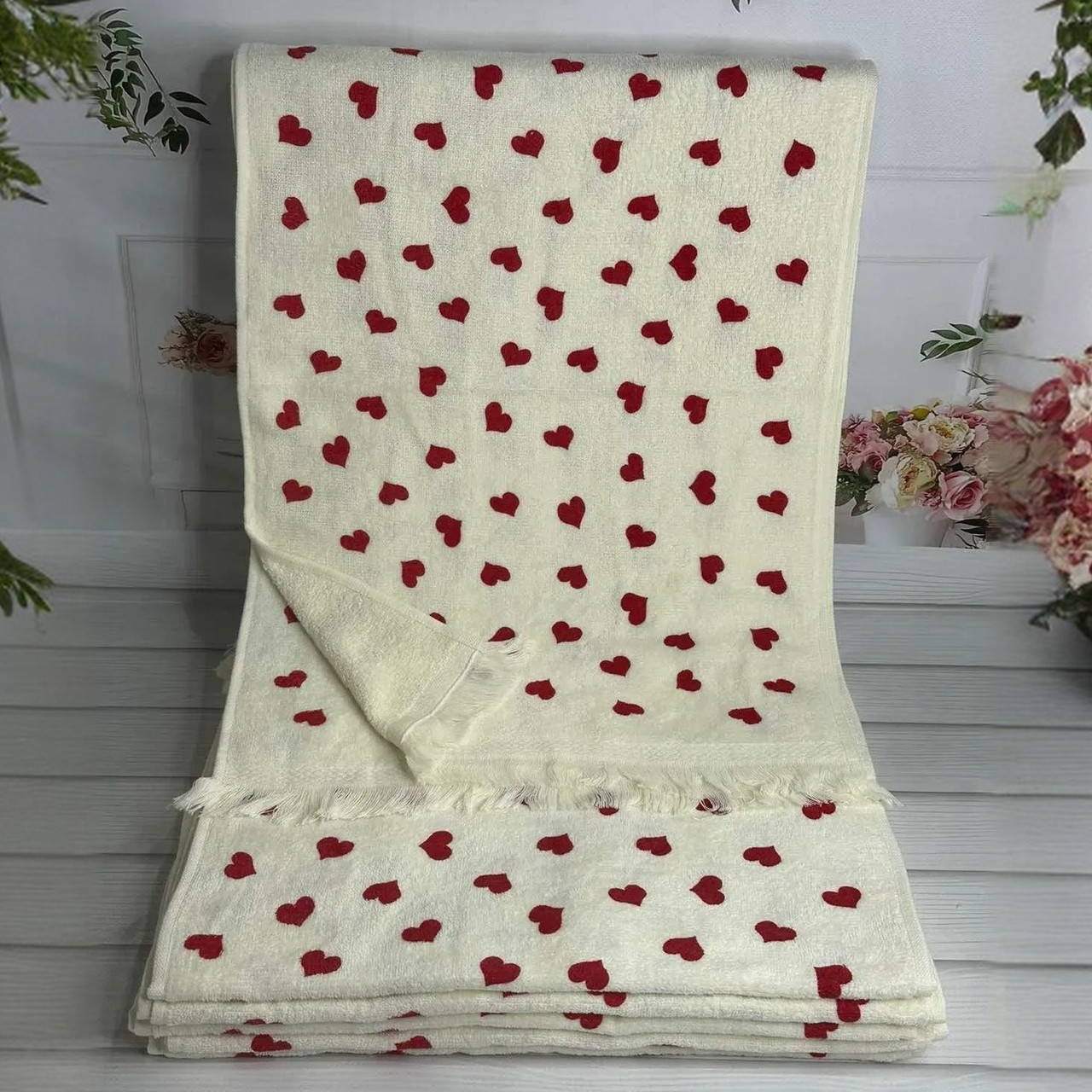 Набір рушників, 12 шт/уп., 40x60 см., ANT Mame Heart / Набір бавовняних рушників / Комплект рушників, фото 1