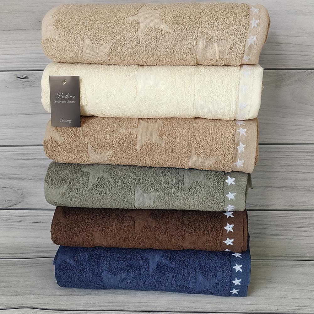 Набір махрових рушників 50х90см, Belizza Stella / Комплект рушників для рук та обличчя / Рушники махрові, фото 1
