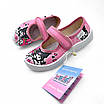 Дитячі текстильні капці для дівчинки Waldi 25-30р, фото 3